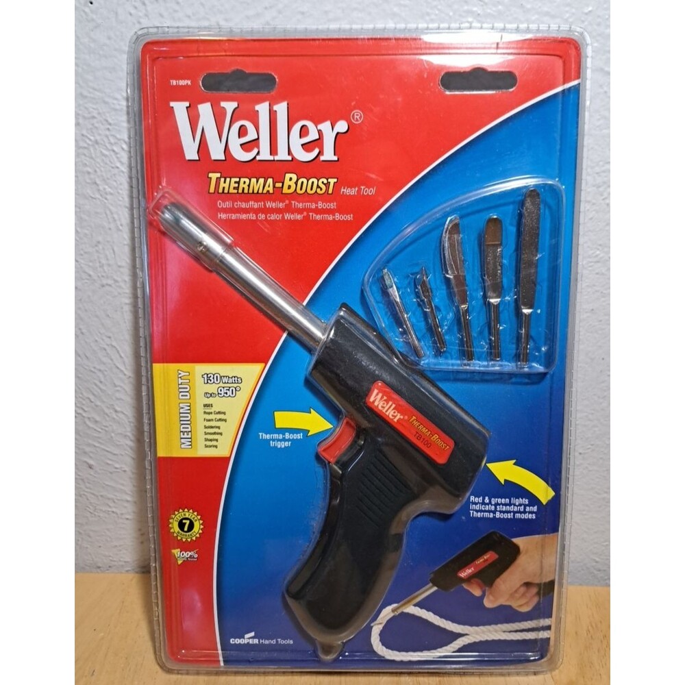 BRAND NEW SEALED Weller Therma-Boost Heat Tools, 6 Tips, 130 W